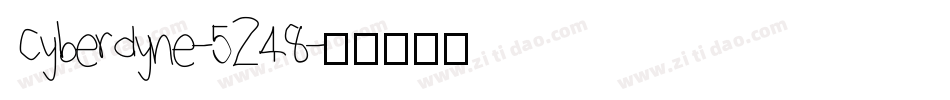 Cyberdyne-5Z48字体转换