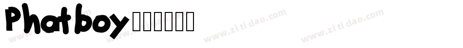 Phatboy字体转换