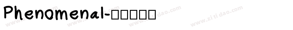 Phenomenal字体转换