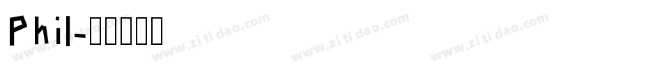 Phil字体转换