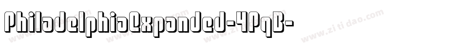 PhiladelphiaExpanded-4PqB字体转换