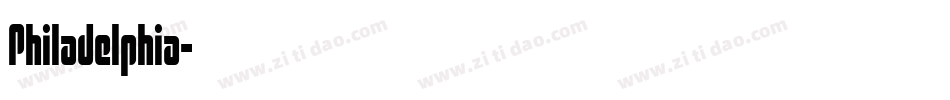 Philadelphia字体转换
