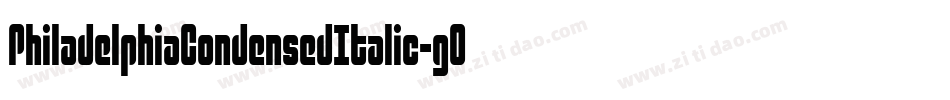 PhiladelphiaCondensedItalic-gO5q字体转换 PhiladelphiaCondensedItalic-gO5q字体转换