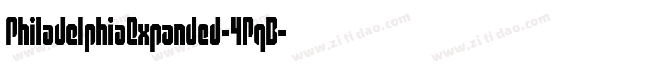 PhiladelphiaExpanded-4PqB字体转换