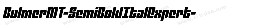 BulmerMT-SemiBoldItalExpert字体转换