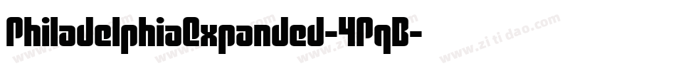 PhiladelphiaExpanded-4PqB字体转换
