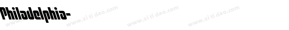 Philadelphia字体转换