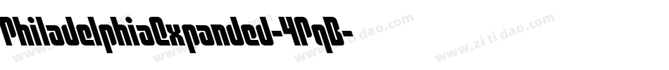 PhiladelphiaExpanded-4PqB字体转换