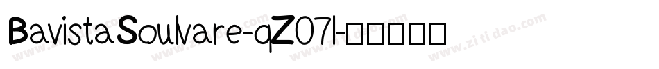 BavistaSoulvare-qZ07l字体转换