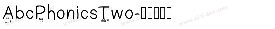 AbcPhonicsTwo字体转换