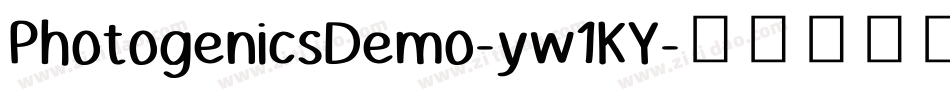 PhotogenicsDemo-yw1KY字体转换