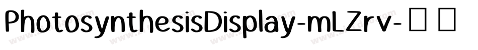 PhotosynthesisDisplay-mLZrv字体转换