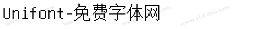 Unifont字体转换