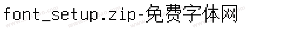 font_setup.zip字体转换