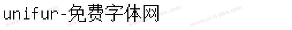 unifur字体转换