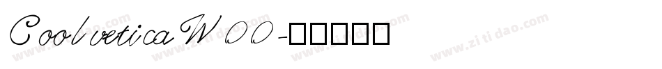 CoolveticaW00字体转换