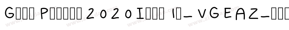 GogoPoster2020Italic-VGEAZ字体转换