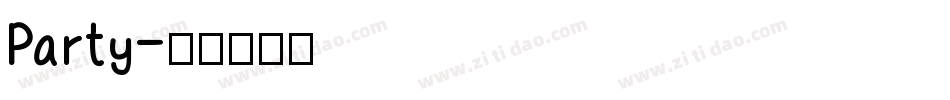 Party字体转换