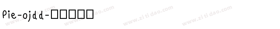 Pie-ojdd字体转换
