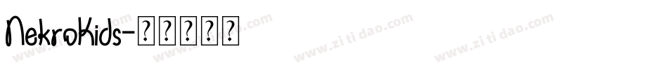NekroKids字体转换
