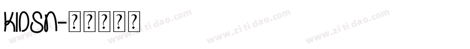 KIDSN字体转换