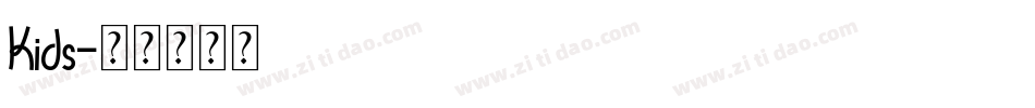 Kids字体转换