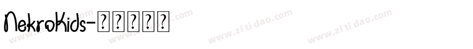 NekroKids字体转换
