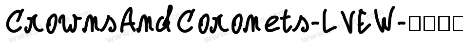 CrownsAndCoronets-LVEW字体转换