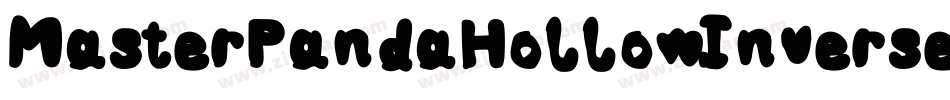 MasterPandaHollowInverse-w428字体转换