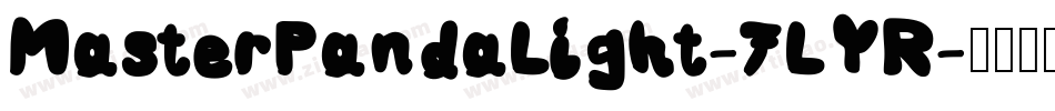MasterPandaLight-7LYR字体转换
