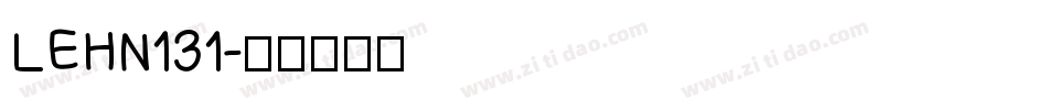 LEHN131字体转换