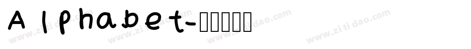 Alphabet字体转换