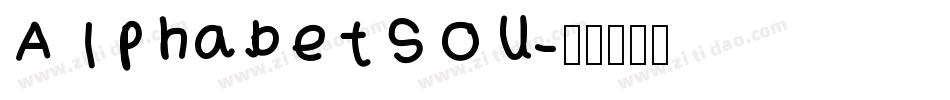 AlphabetSou字体转换