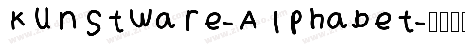 Kunstware-Alphabet字体转换