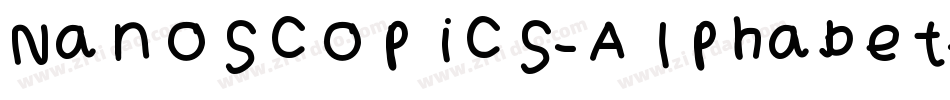 Nanoscopics-Alphabet字体转换