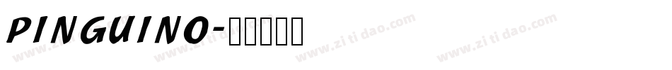 Pinguino字体转换