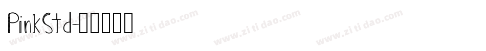 PinkStd字体转换