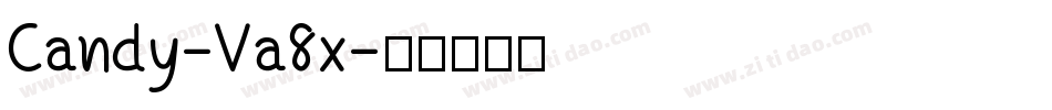 Candy-Va8x字体转换