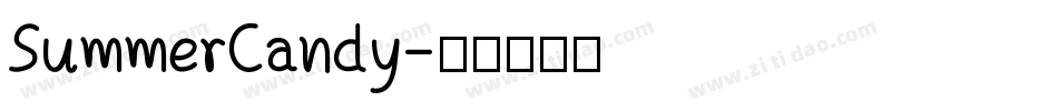 SummerCandy字体转换