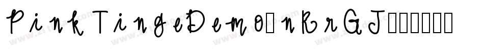 PinkTingeDemo-nRrGJ字体转换