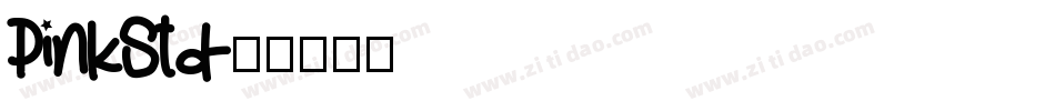 PinkStd字体转换