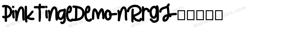 PinkTingeDemo-nRrGJ字体转换