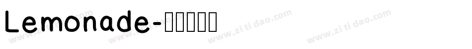 Lemonade字体转换