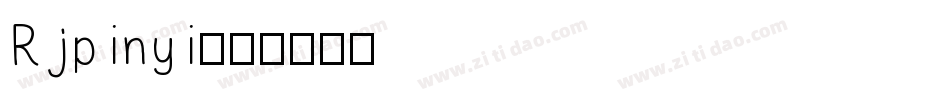 Rjpinyi字体转换