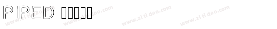 PIPED字体转换