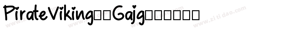 PirateViking-1Gajg字体转换