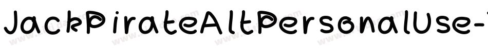 JackPirateAltPersonalUse-ZVpO8字体转换