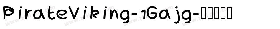 PirateViking-1Gajg字体转换