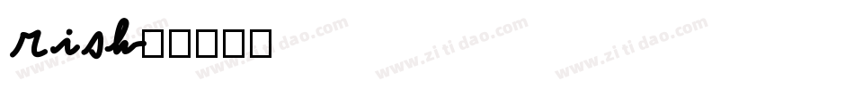 risk字体转换
