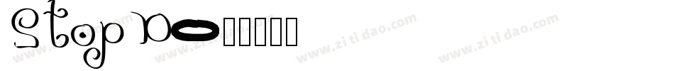 StopD字体转换